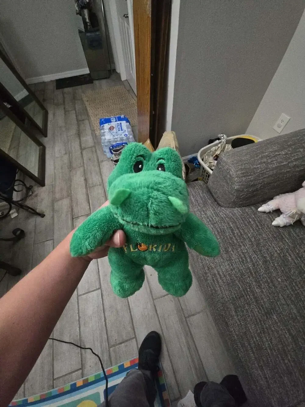 Florida Souvenir Alligator Plush with Orange Logo